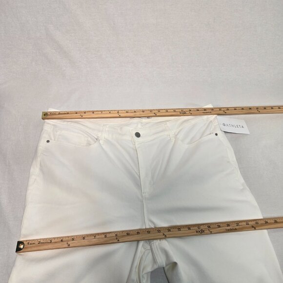 ATHLETA Officecore Mob Wife BOHO Minimalist Skulptek Ultra Skinny Jean Size 24X. - Picture 13 of 16